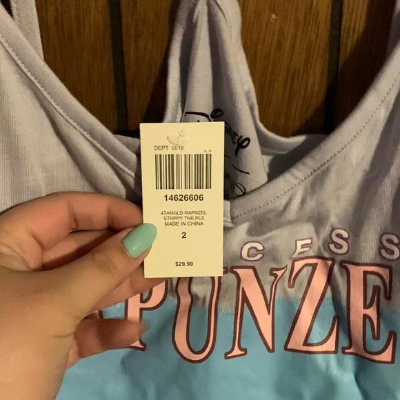 Her Universe Rapunzel tank top - Picture 4 of 5